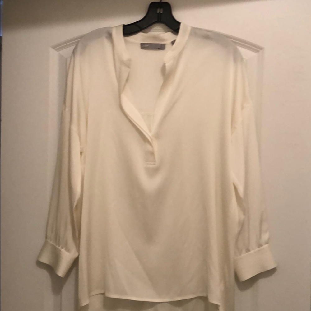 Vince ivory silk blouse
